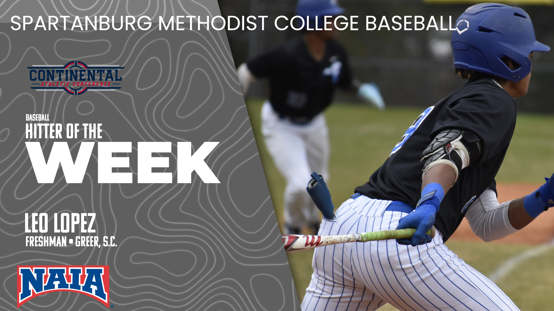 Leo Lopez Named the Continental Athletic Conference Baseball Hitter of the Week