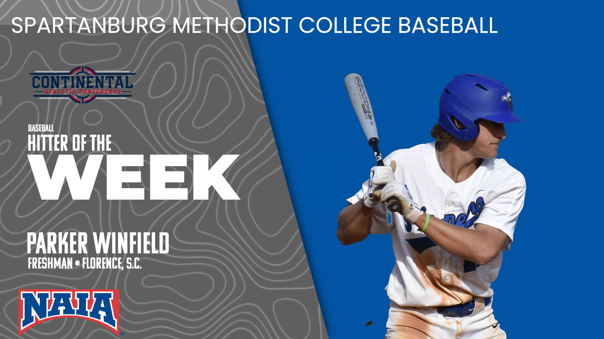 Parker Winfield Named CAC Baseball Hitter of the Week