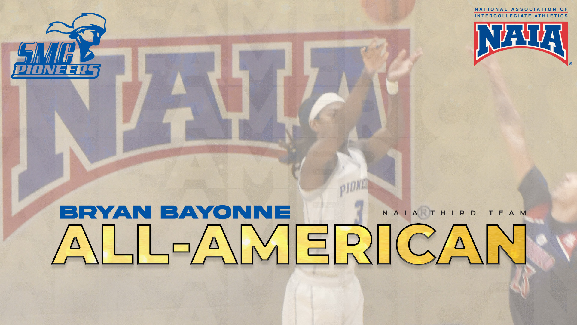 Bryan Bayonne Named Third Team NAIA All-American