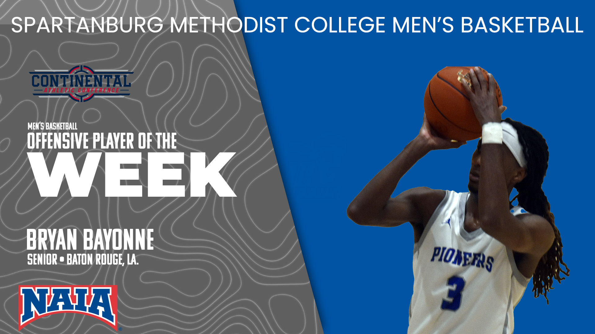 Bryan Bayonne Named CAC Offensive Player of the Week