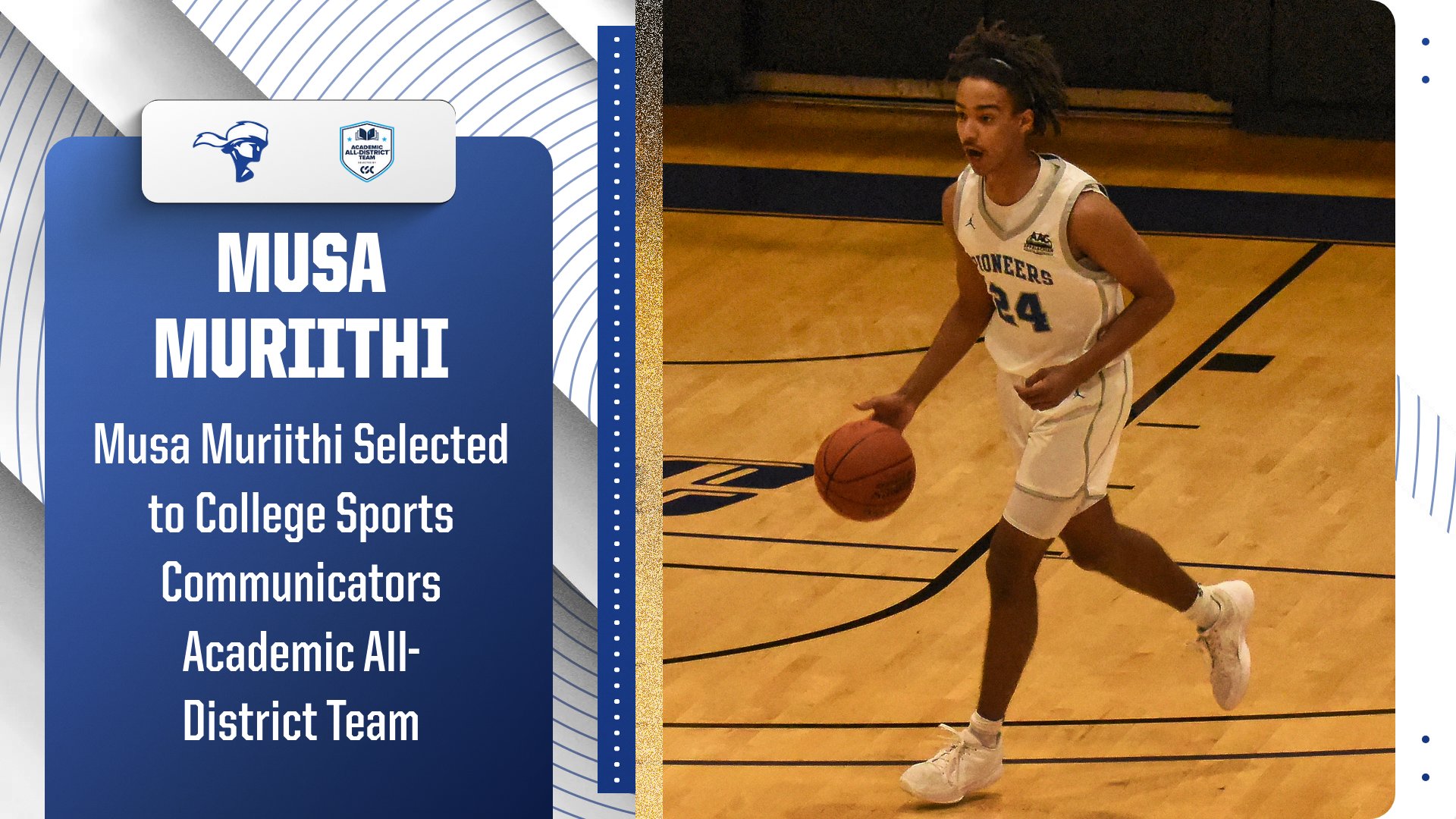 SMC&rsquo;s Musa Muriithi Earns CSC Academic All-District Recognition