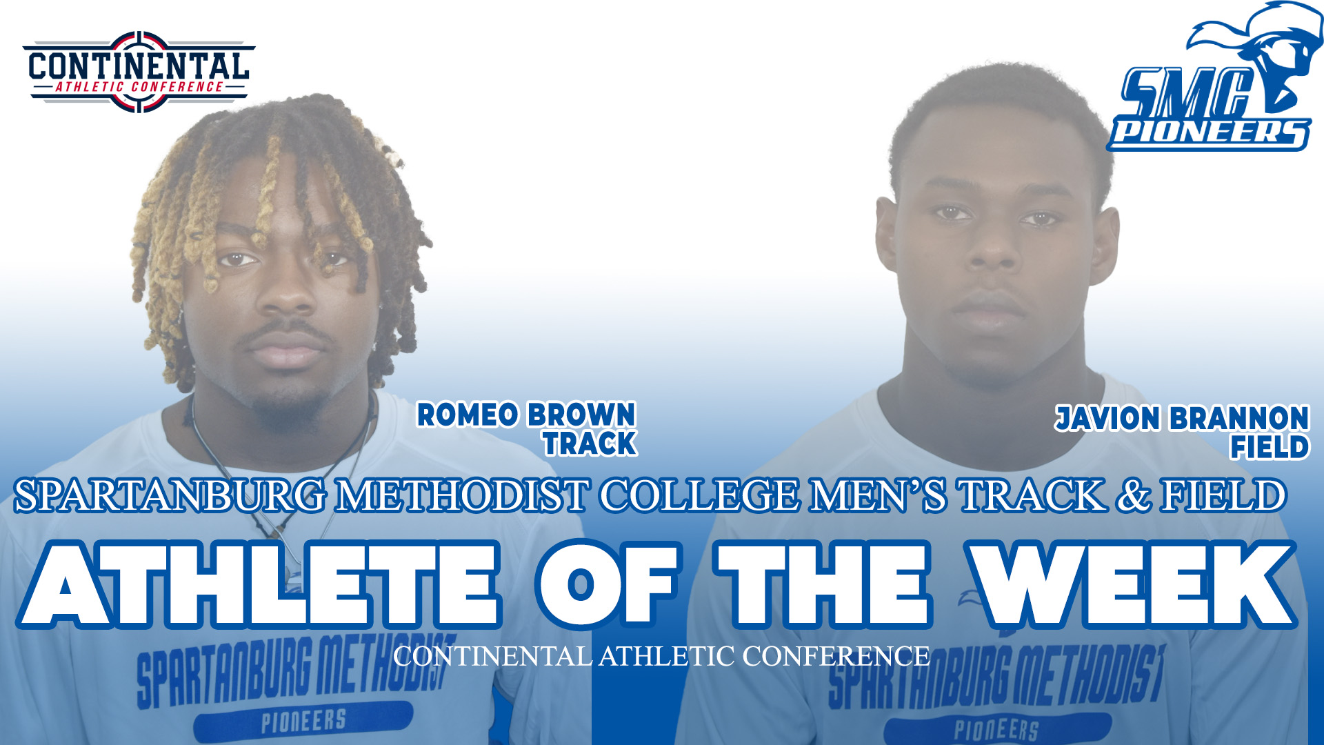 Men's Track and Field Duo Earn CAC Athlete of the Week Honors