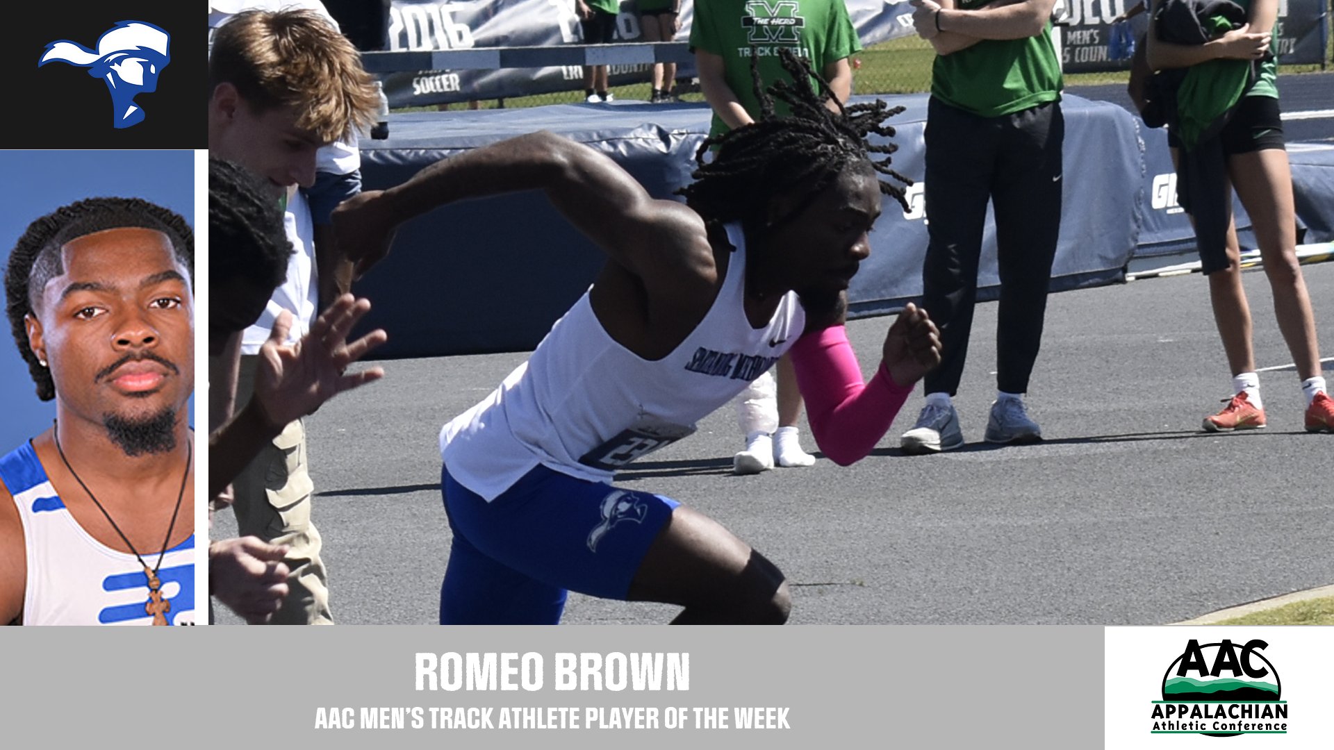 Romeo Brown Named AAC Men's Outdoor Track Athlete of the Week