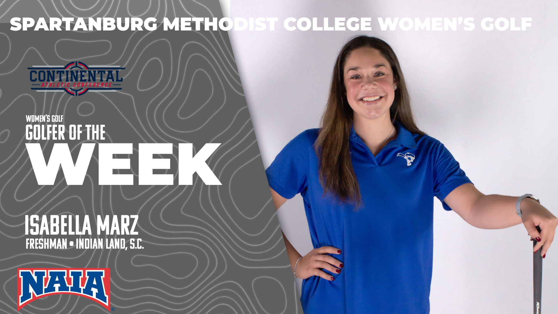 Isabella Marz Named CAC Women's Golfer of the Week