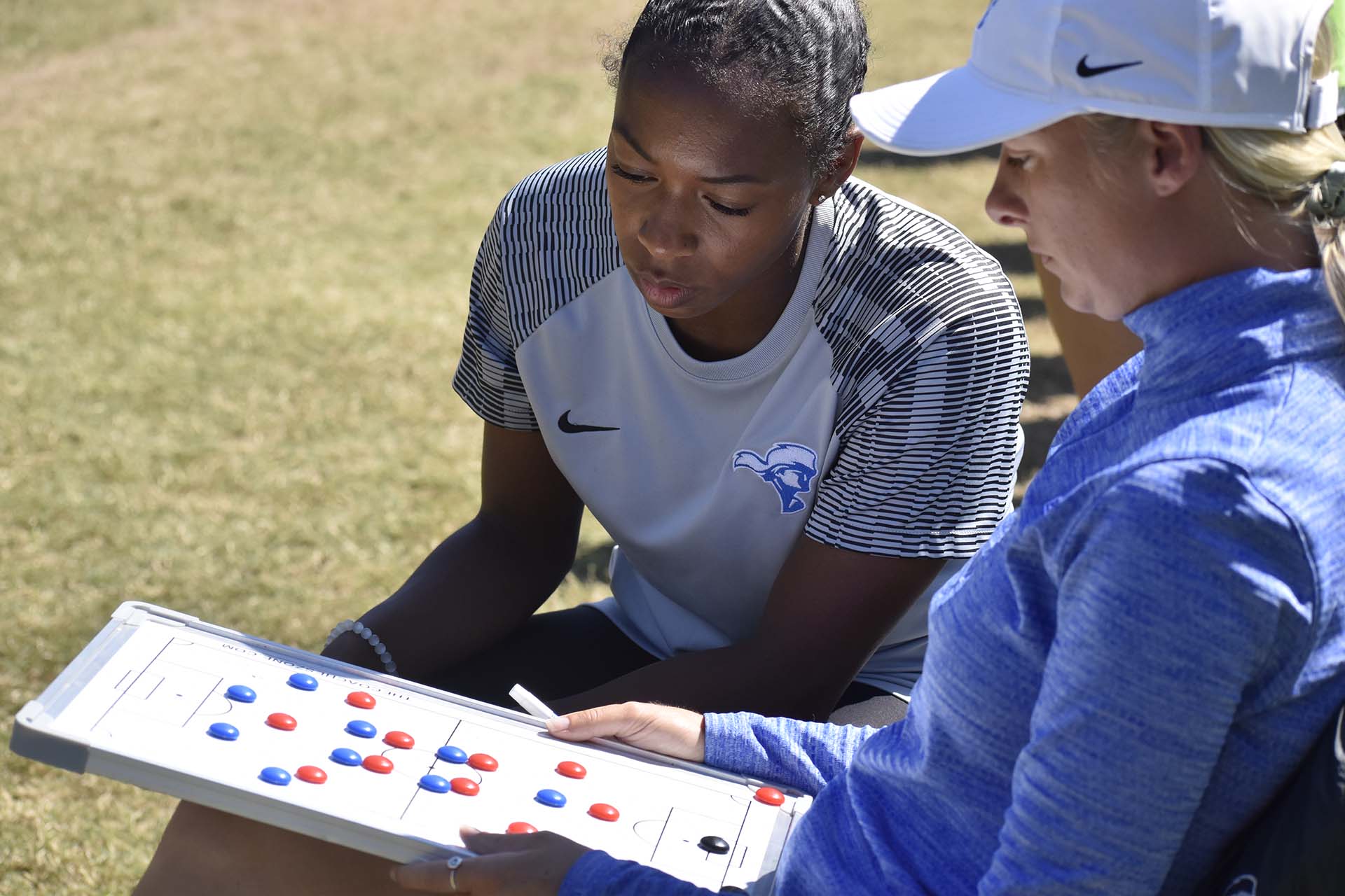 Head Coach Debbie Pekel and Assistant Coach Kennedy Cummings
