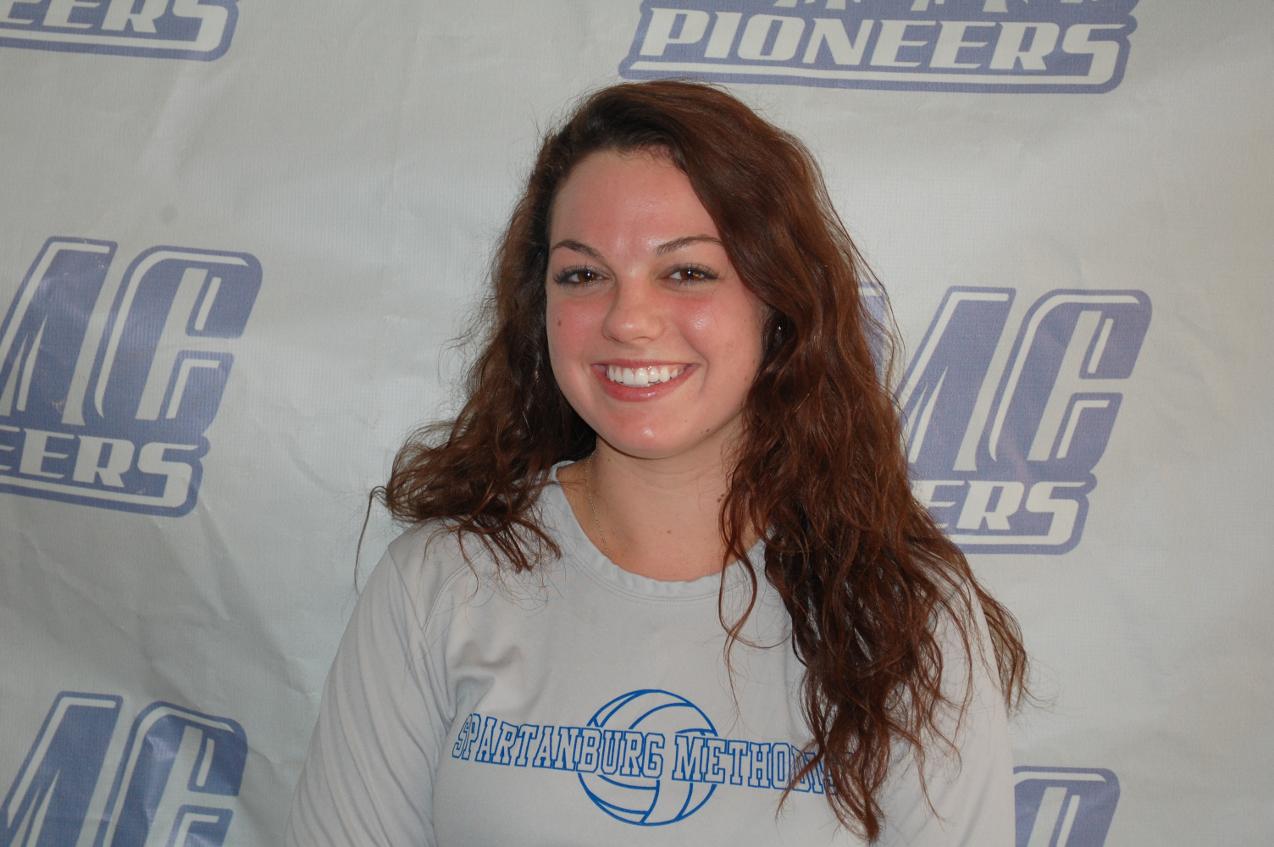 Lady Pioneers defeat Wake Tech in three games